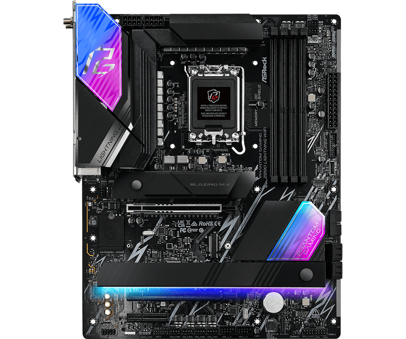 ASRock PHANTOM GAMING Z890 Lightning WiFi DDR5,LGA 1851 ATX Motherboard