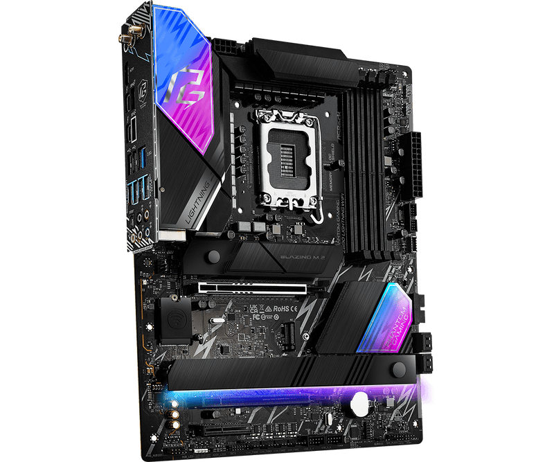 ASRock PHANTOM GAMING Z890 Lightning WiFi DDR5,LGA 1851 ATX Motherboard