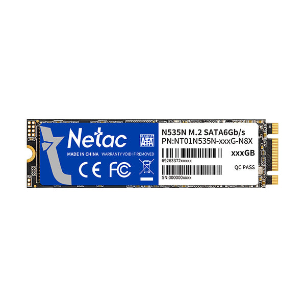 Netac 512GB N535N M.2 2280 SATA 6Gb/s SSD NT01N535N-512G-N8X