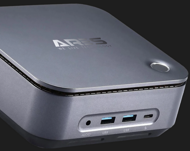 [最新產品] ARES MORANA Mini PC (Intel i5-1135G7, 16GB RAM(可升級) + 512GB SSD (可升級), 指紋解鎖 👆 🔐, WIN 11 HOME) (2年保養)