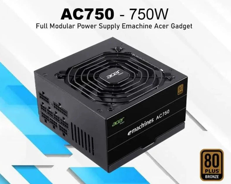 Acer AC750 750W 80Plus Bronze Fully Modular Power Supply