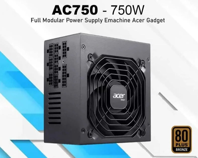 Acer AC750 750W 80Plus Bronze Fully Modular Power Supply