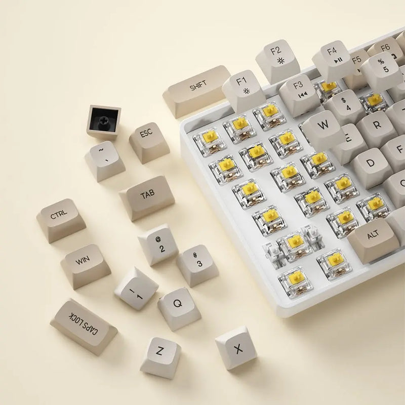 darkFlash GD108 Wireless Mechanical Keyboard - Milky & Brown 奶茶色