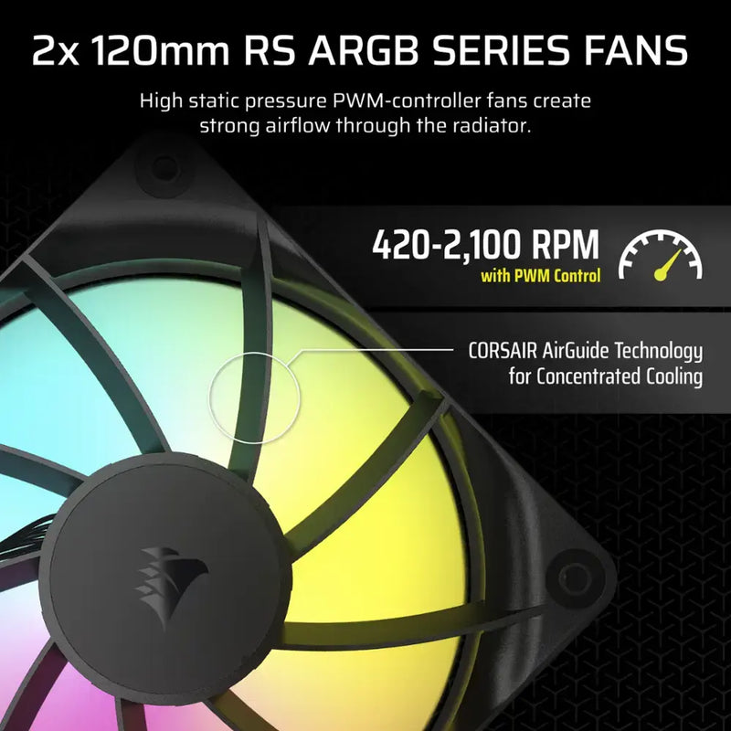 CORSAIR NAUTILUS RS ARGB 240mm Liquid CPU Cooler CW-9060092-WW