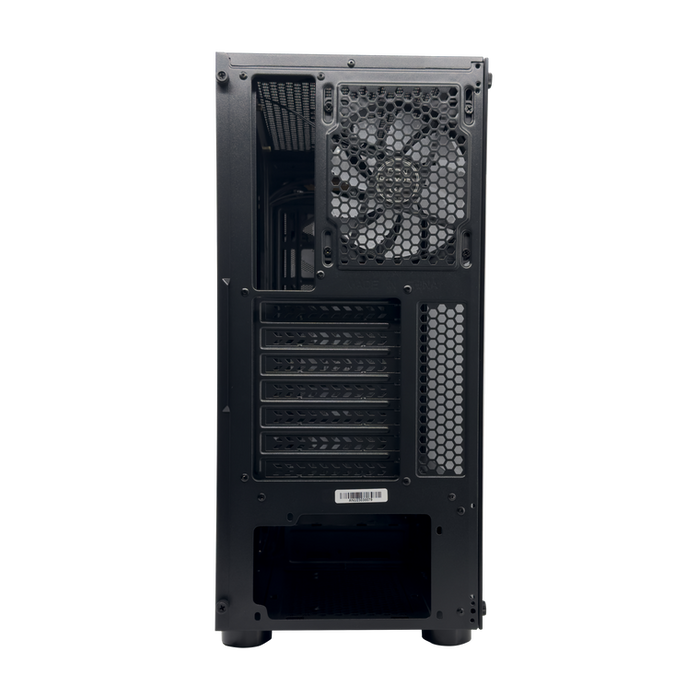 Ares Anubis Glass Side ATX Case Black (Rainbow LED FAN*4 included)