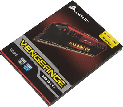 CORSAIR 8GB Kit (2x4GB) Vengeance Pro CMY8GX3M2A2400C11R DDR3 2400MHz Memory