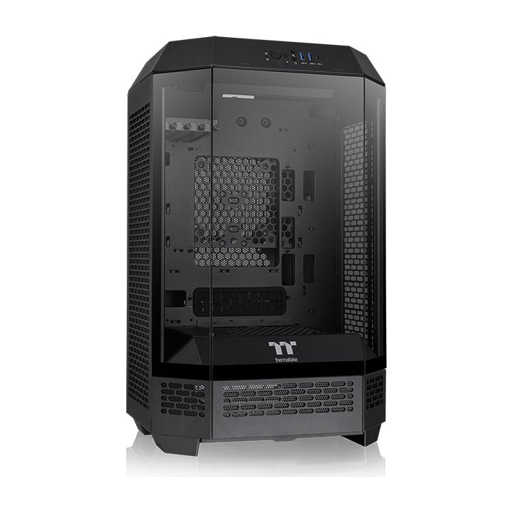 Thermaltake The Tower 300 Black Black Tempered Glass MATX Case CA-TT300B 