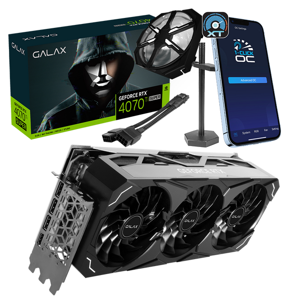 GALAX GeForce RTX™ 4070 Ti SUPER ST Plus 1-Click OC 16GB GDDR6X