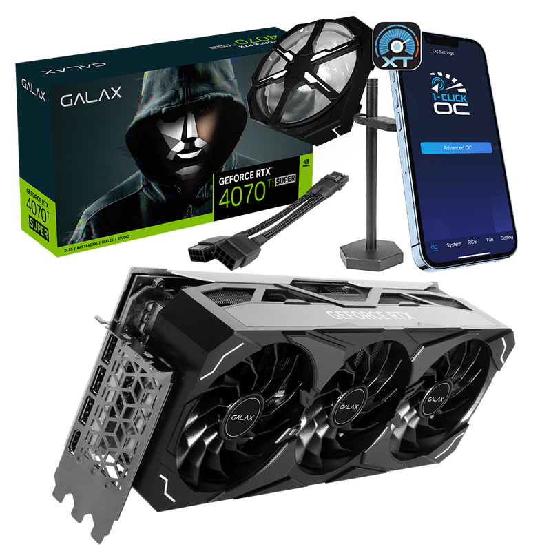 GALAX GeForce RTX™ 4070 Ti SUPER ST Plus 1-Click OC 16GB GDDR6X 