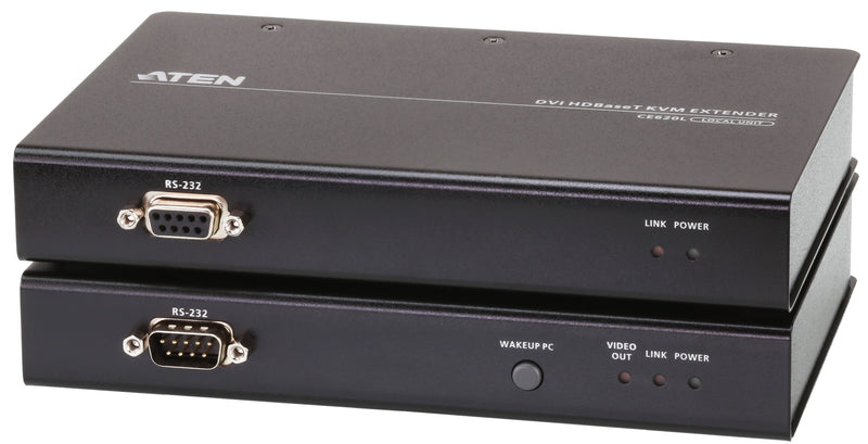 ATEN CE620 DVI USB HDBaseT 2.0 KVM Audio Extender w/USB2.0, Remote