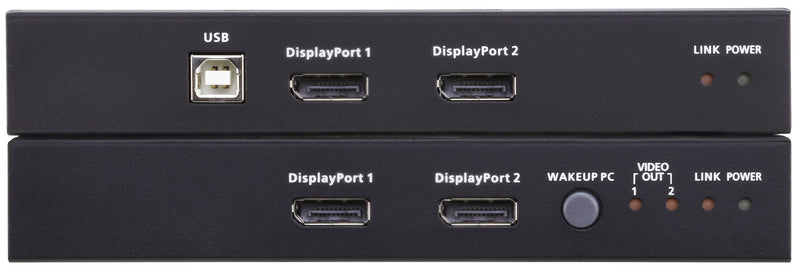 ATEN CE924 4K DP USB Dual View(雙畫面)HDBaseT 2.0 KVM Audio Extender, Remote