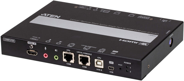 ATEN CN9850 4K HDMI KVM Over IP Remote Computer Management Solution 1 Local/Remote User Shared Access Port