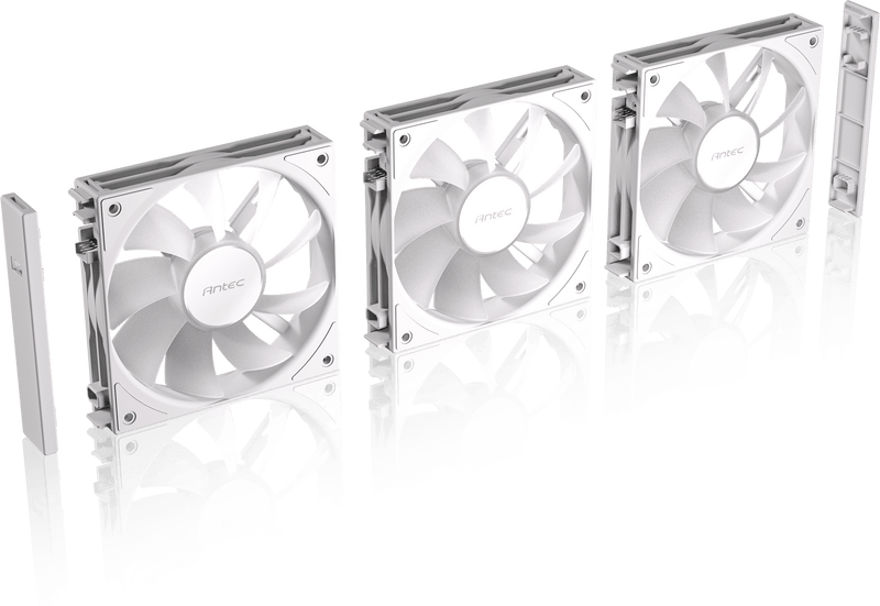 ANTEC CONNECT 120R ARGB White 反葉 3 in 1 pack 12cm Case Fan