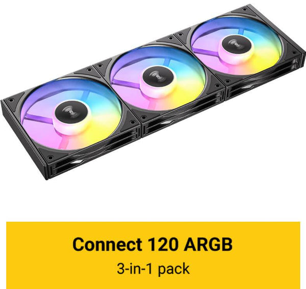 ANTEC CONNECT 120 ARGB 3 in 1 pack 12cm Case Fan