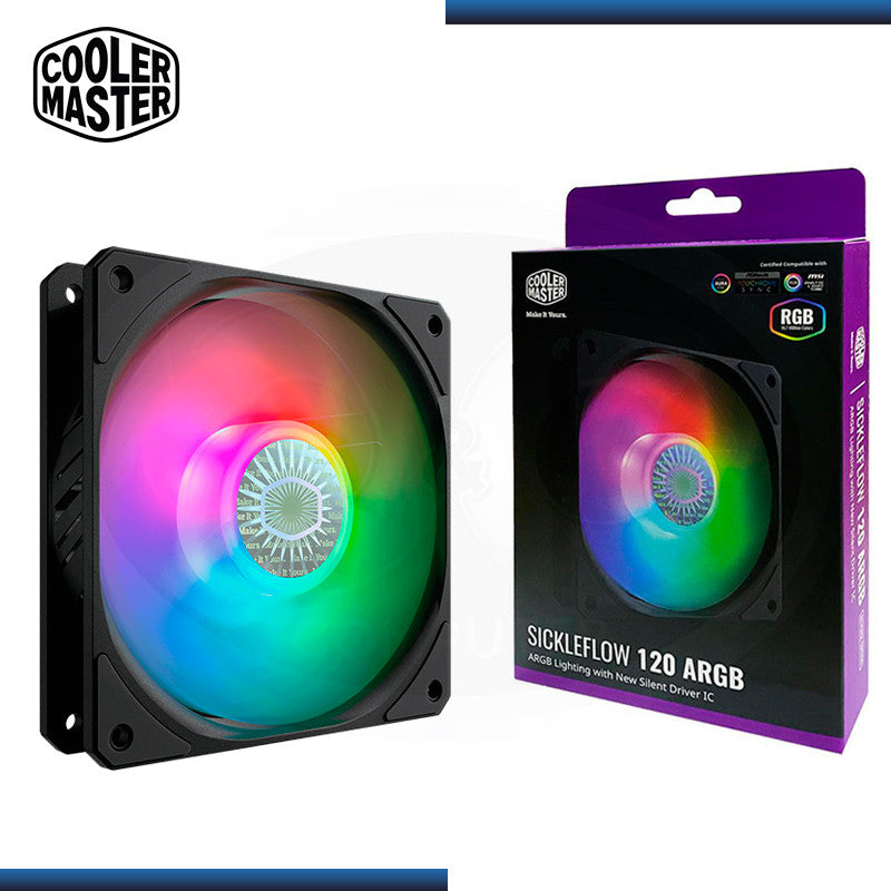 Cooler Master SICKLEFLOW 120 ARGB 12cm Case Fan MFX-B2DN-18NPA-R1 