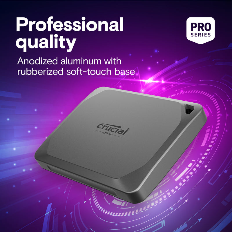 Crucial 1TB X9 Pro USB 3.2 Gen 2 Portable SSD CT1000X9PROSSD902 