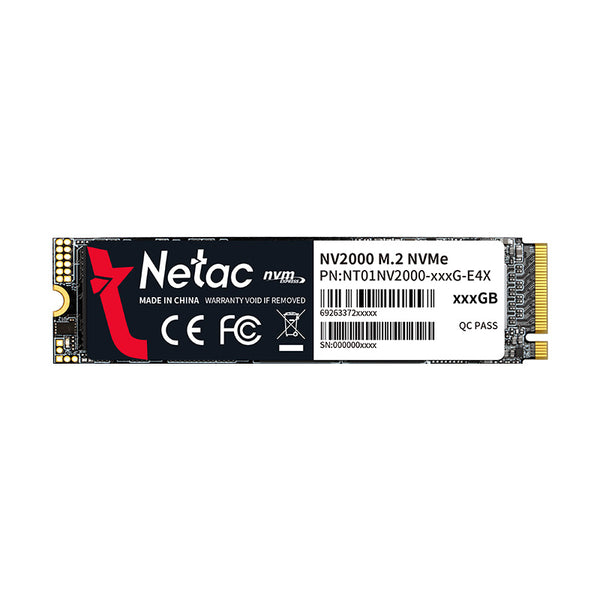 Netac 512GB NV2000 M.2 2280 PCle Gen3 x4 NVMe SSD NT01NV2000-512-E4X