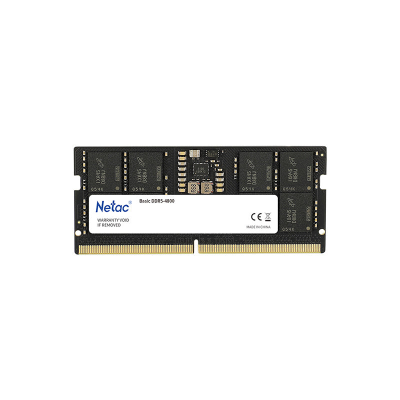 Netac DDR5 SODIMM 8GB Basic SO DDR5-4800 262-Pin Memory NTBSD5N48SP-08