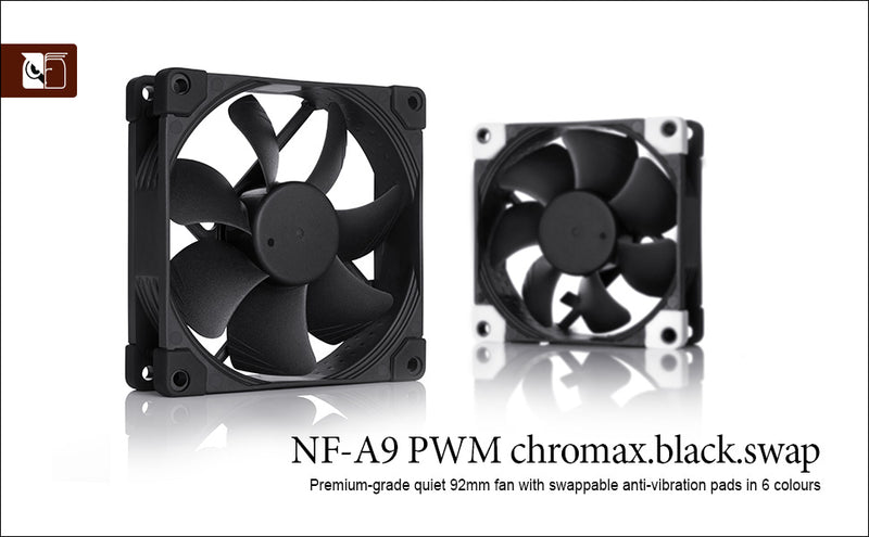 Noctua NF-A9 PWM chromax.black.swap 9cm Case Fan