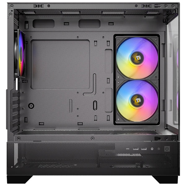 ANTEC CX500M ARGB Black 黑色 無立柱全景 MATX Case *內附3把ARGB風扇