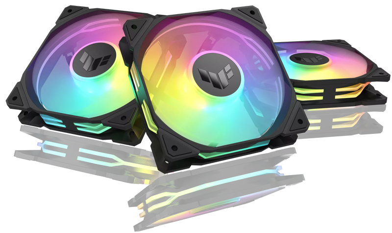 ASUS TUF Gaming TR120 Reverse BLACK 黑色 ARGB 12cm Case Fan - 3xFan Kit 三風扇組合 (TH-ATTR36R)