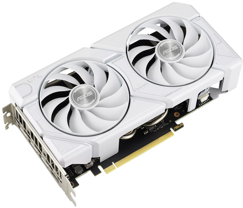 ASUS DUAL GeForce RTX 4060 White OC 8GB GDDR6 EVO DUAL-RTX4060-O8G-EVO-WHITE (DI-E4060G8)