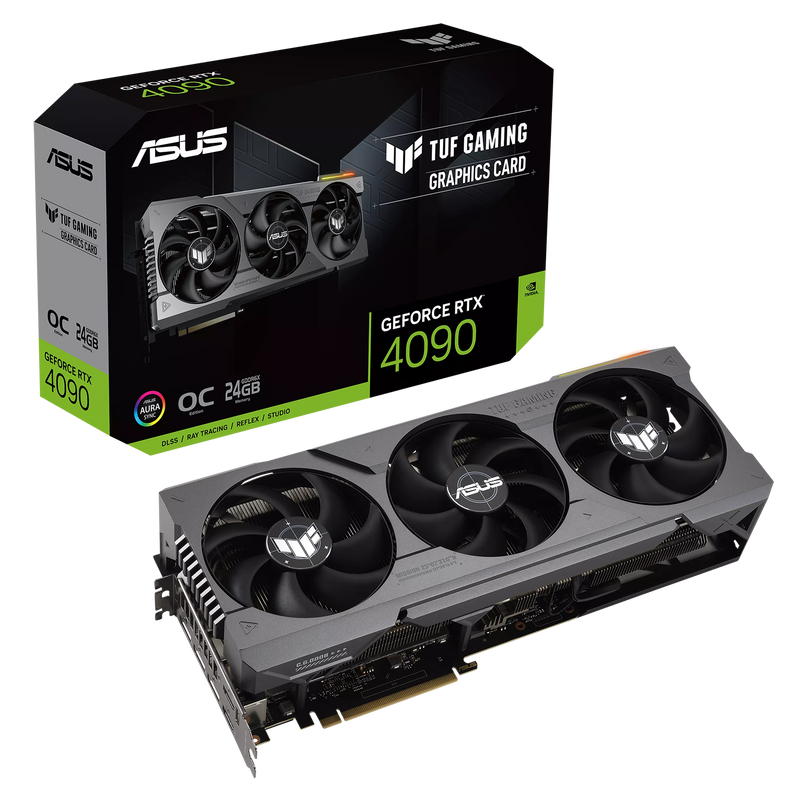 ASUS TUF GAMING GeForce RTX 4090 OC 24GB GDDR6X TUF-RTX4090-O24G-GAMING (DI-E4090Y2,SP-ASUSTUF) 