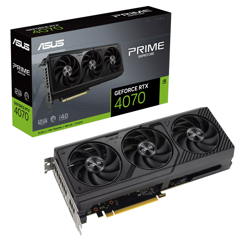 ASUS PRIME GeForce RTX 4070 OC 12GB GDDR6X PRIME-RTX4070-O12G (DI-E4070R1)