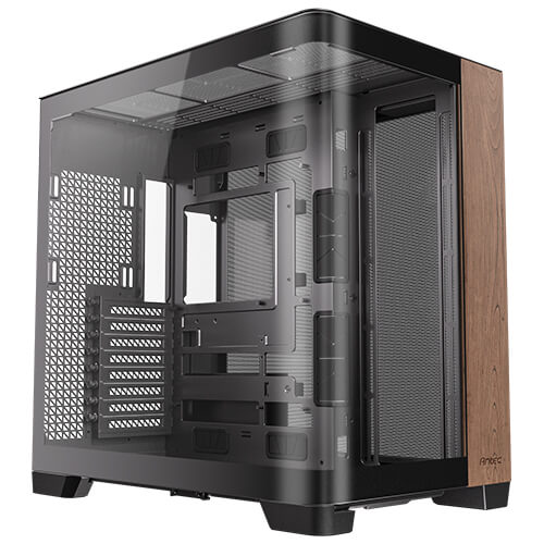 ANTEC C8 Curve WOOD Black 黑色 無立柱全景 ATX Case