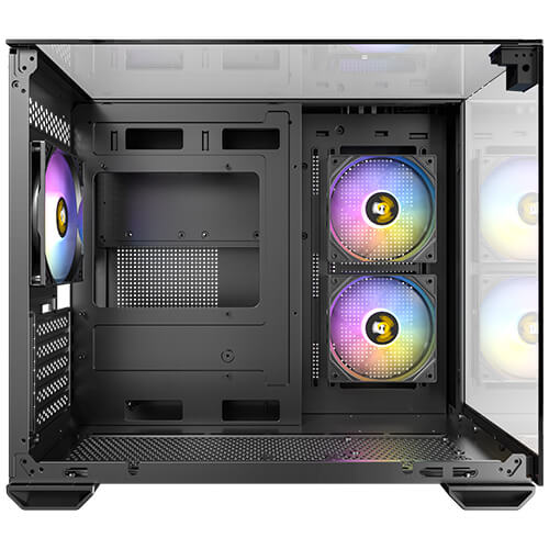 ANTEC CX600M TRIO ARGB Black 黑色 無立柱全景 MATX Case