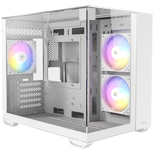 ANTEC CX600M TRIO ARGB White 白色 無立柱全景 MATX Case