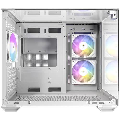 ANTEC CX600M TRIO ARGB White 白色 無立柱全景 MATX Case