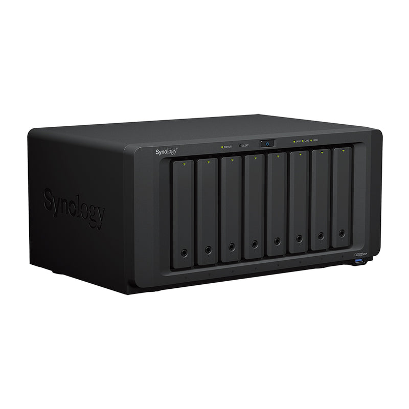 Synology DiskStation DS1823xs+ 8-Bay NAS (AMD Ryzen V1780B 4-core 3.35 (base) / 3.6 (turbo) GHz, 8GB DDR4 ECC Ram)