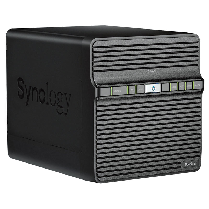 Synology DiskStation DS423 4-Bay NAS (Realtek RTD1619B 4-core 1.7 GHz CPU, 2GB DDR4 Ram) 