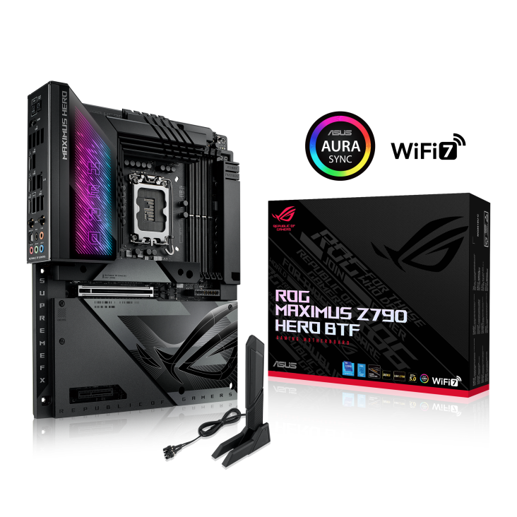 ASUS ROG MAXIMUS Z790 HERO BTF DDR5,LGA 1700 ATX Motherboard back-plug motherboard 