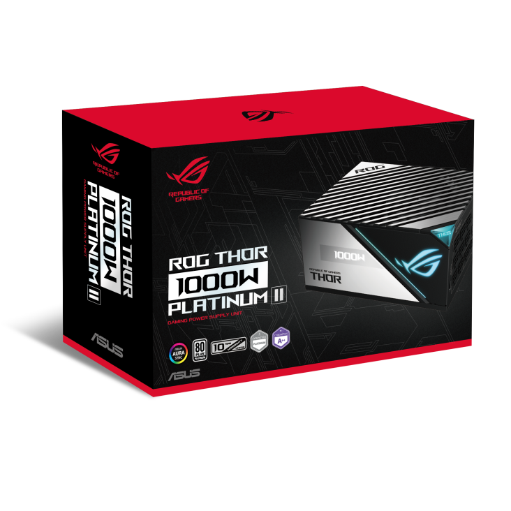 ASUS 1000W ROG-THOR-1000P2-GAMING 80Plus Platinum Full Modular Power Supply (PS-ART21K)