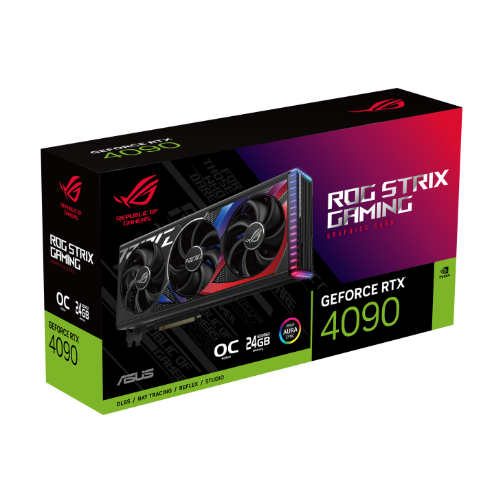 ASUS ROG STRIX GeForce RTX 4090 OC 24GB GDDR6X ROG-STRIX-RTX4090-O24G-GAMING (DI-E4090X2,SP-ASUSSTR) 