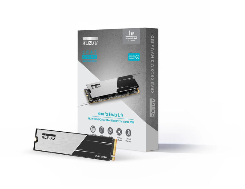 KLEVV 1TB CRAS C910 K01TBM2SP0-C91 M.2 2280 PCIe Gen4 x4 SSD