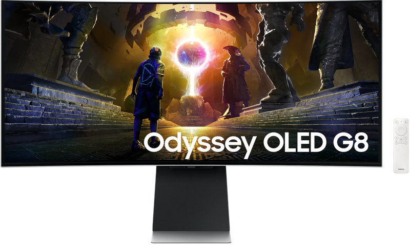 Samsung 34" Odyssey G8 LS34DG852SCXXK 175Hz 3440x1440 OLED (21:9) 曲面電競顯示器(HDMI2.1) (換領中心 Free Samsung Tab A9+)