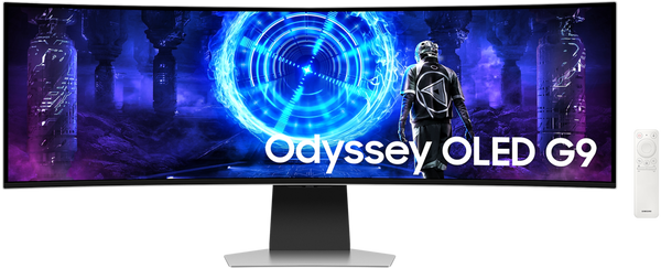 Samsung 49" Odyssey G9 LS49DG952SCXXK 240Hz 5120x1440 OLED (32:9) 曲面電競顯示器(HDMI2.1) (換領中心 Free Samsung Tab A9+)