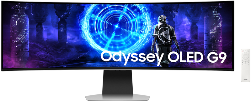 Samsung 49" Odyssey G9 LS49DG952SCXXK 240Hz 5120x1440 OLED (32:9) 曲面電競顯示器(HDMI2.1) (換領中心 Free Samsung Tab A9+)