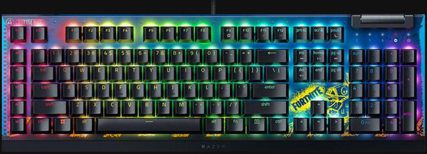 Razer BlackWidow V4 X 電競遊戲鍵盤 (英文 黃軸) - Fortnite Edition RZ03-04703600-R3M1