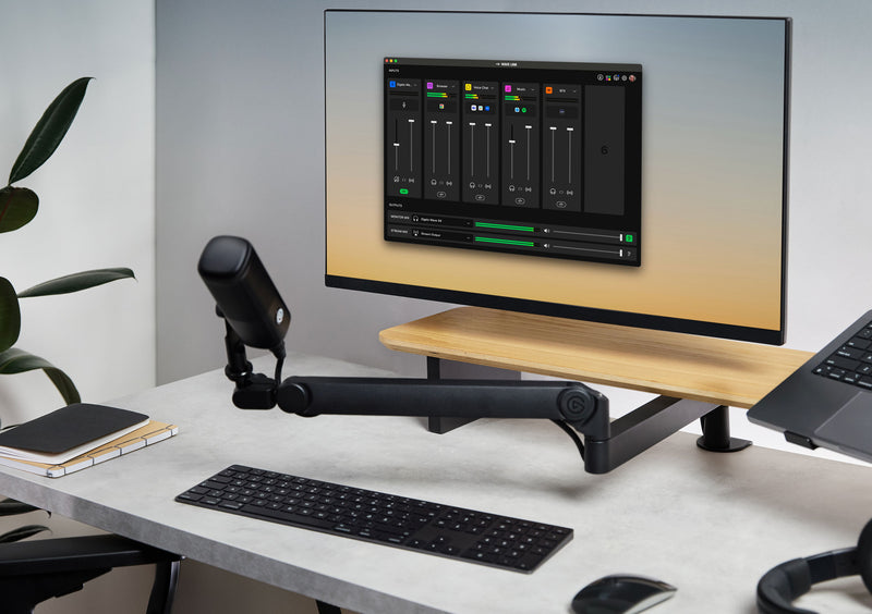 【12月 Elgato 聖誕節優惠】Elgato Wave Mic Arm Pro Black 黑色 低懸臂麥克風支架 (10AAT9901)