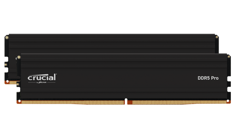 Crucial 32GB Kit (2x16GB) Pro Overclocking DDR5-6000 UDIMM CP2K16G60C36U5B Support AMD EXPO 