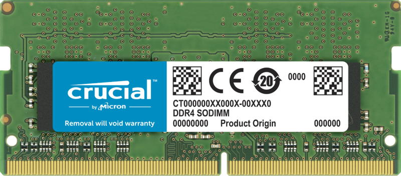 Crucial DDR4 SODIMM 32GB (1x32GB) DDR4 3200MHz CT32G4SFD832A Memory