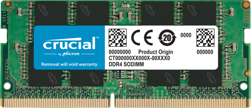 Crucial DDR4 SODIMM 8GB DDR4 3200MHz CT8G4SFS832AT Memory