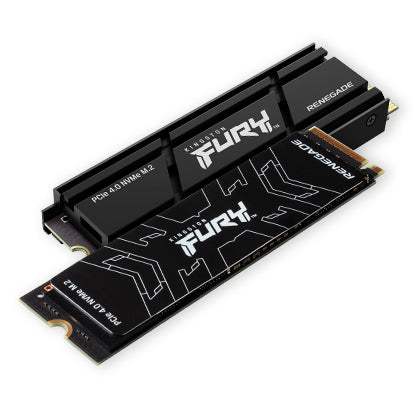 Kingston 2TB FURY Renegade SFYRDK/2000G 專用散熱片版本 PCIe 4.0 NVMe M.2 SSD 相容於PS5