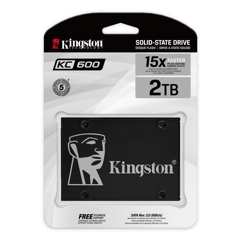 Kingston 2TB KC600 SKC600/2048G 2.5" SATA 6Gb/s SSD