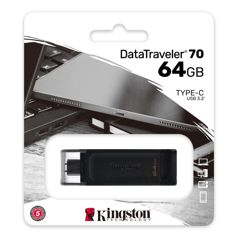 Kingston 64GB DataTraveler 70 USB-C Flash Drive DT70/64GB