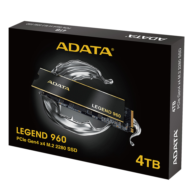 ADATA 4TB LEGEND 960 ALEG-960-4TCS M.2 2280 PCIe Gen4 x4 SSD